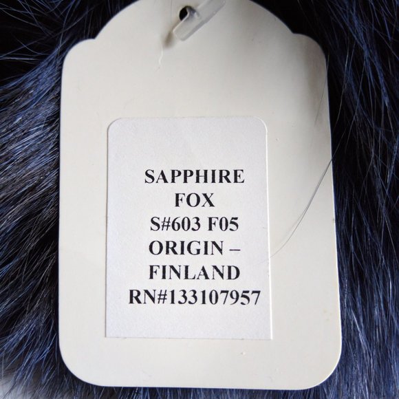 Hair Accessory (NEW) Dark Brown FOX FUR!